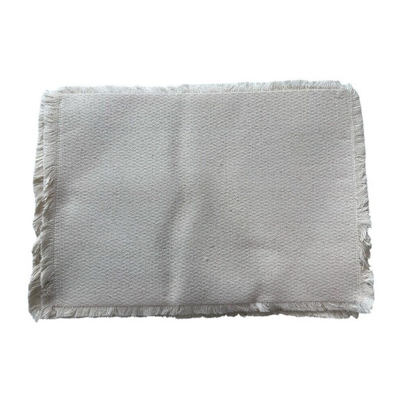 NEW with Tags Vintage Stevens Linen Placemats Napkins Runner Flowers Made in USA - Picture 5 of 9